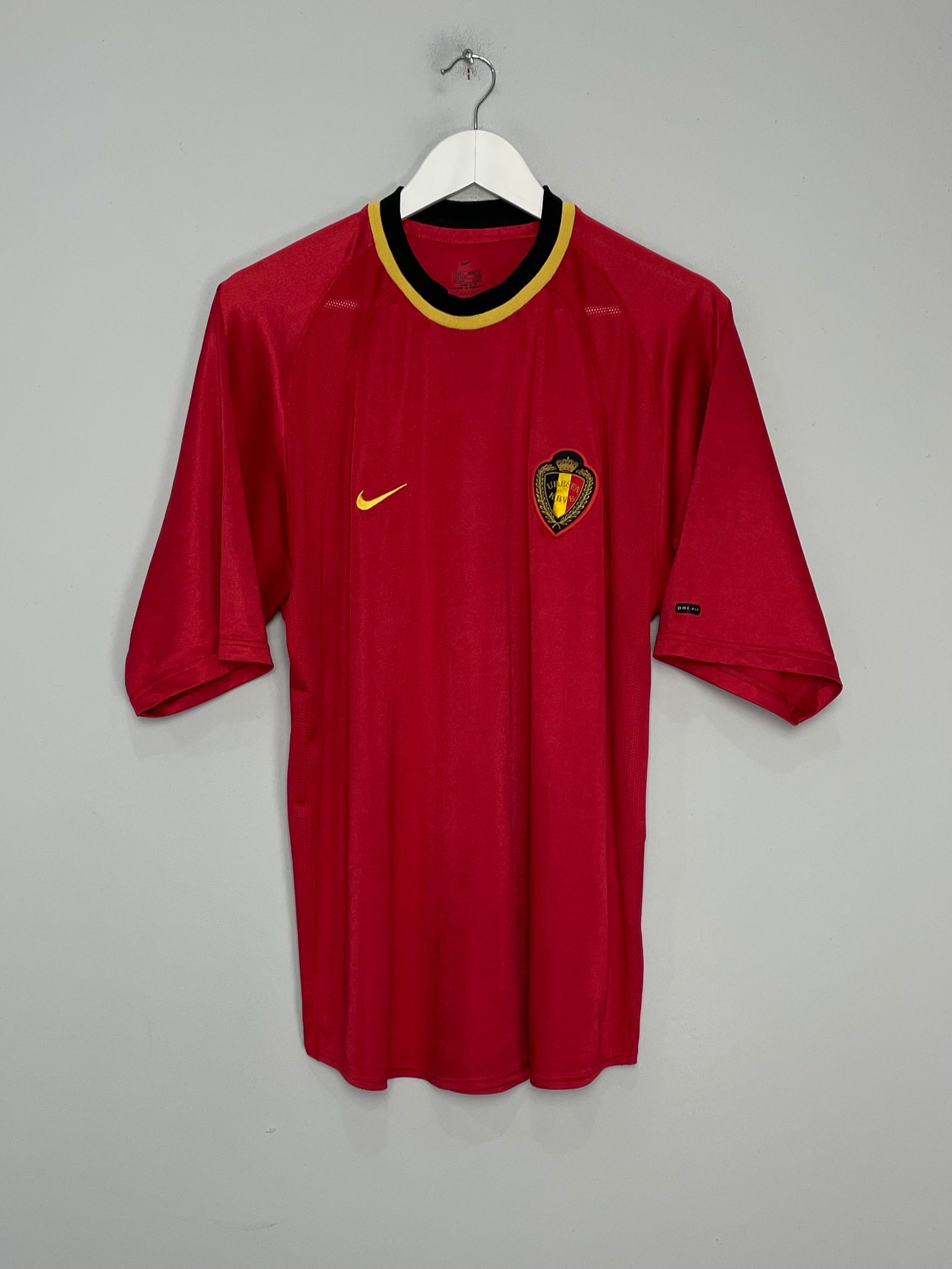 2000/02 BELGIUM HOME SHIRT (L) NIKE