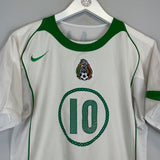 2004/06 MEXICO C.BLANCO #10 AWAY SHIRT (S) NIKE