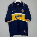 1996/97 BOCA JUNIORS #10 HOME SHIRT (XL) NIKE