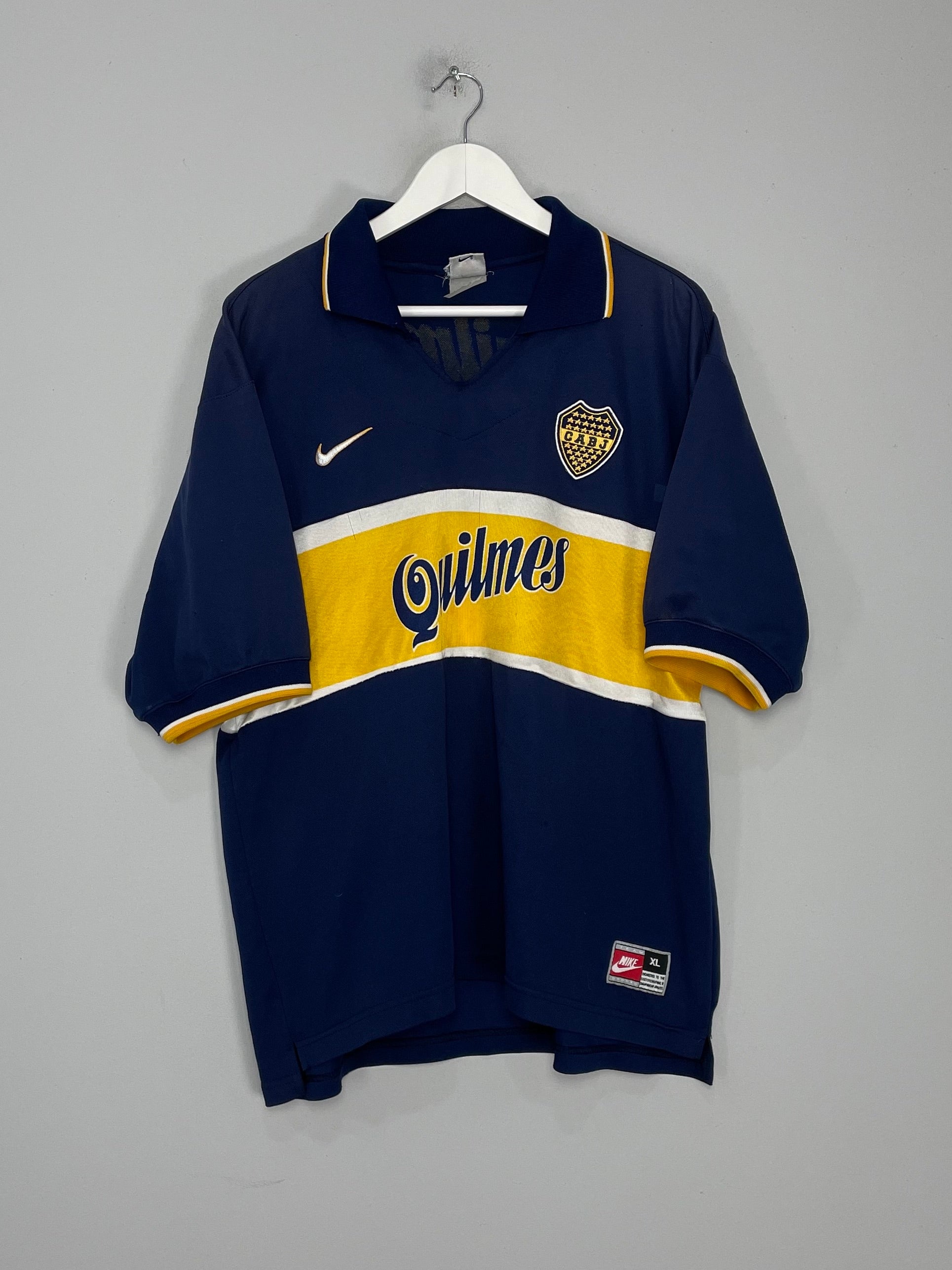 1996/97 BOCA JUNIORS #10 HOME SHIRT (XL) NIKE