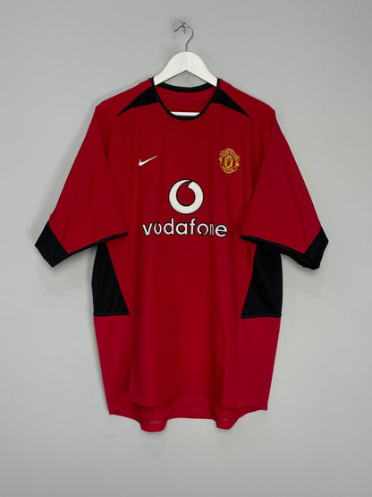 2002/04 MANCHESTER UNITED RONALDO #7 HOME SHIRT (XL) NIKE