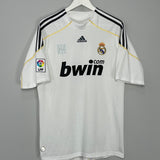 2009/10 REAL MADRID RONALDO #9 HOME SHIRT (L) ADIDAS