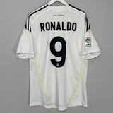 2009/10 REAL MADRID RONALDO #9 HOME SHIRT (L) ADIDAS