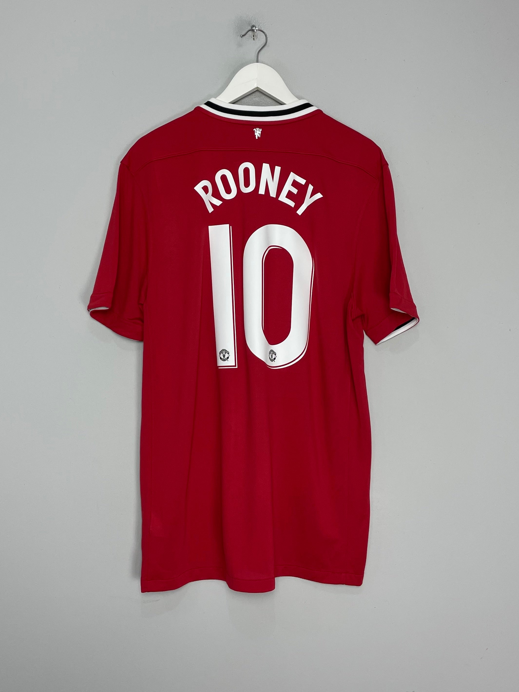 2011/12 MANCHESTER UNITED ROONEY #10 HOME SHIRT (XL) NIKE