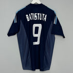 2002/04 ARGENTINA BATISTUTA #9 AWAY SHIRT (M) ADIDAS