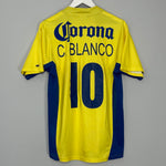 2004/05 CLUB AMERICA C.BLANCO #10 HOME SHIRT (M) NIKE