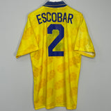 1994/95 COLOMBIA ESCOBAR #2 HOME SHIRT (XL) UMBRO