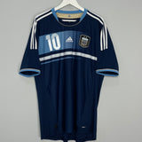 2011/12 ARGENTINA MESSI #10 AWAY SHIRT (XL) ADIDAS