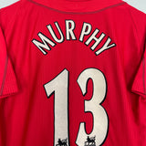 2002/04 LIVERPOOL MURPHY #13 HOME SHIRT (M) REEBOK