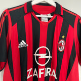 2005/06 AC MILAN MALDINI #3 HOME SHIRT (M) ADIDAS