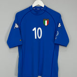 2002/03 ITALY TOTTI #10 HOME SHIRT (XL) KAPPA