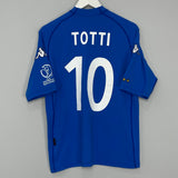 2002/03 ITALY TOTTI #10 HOME SHIRT (XL) KAPPA