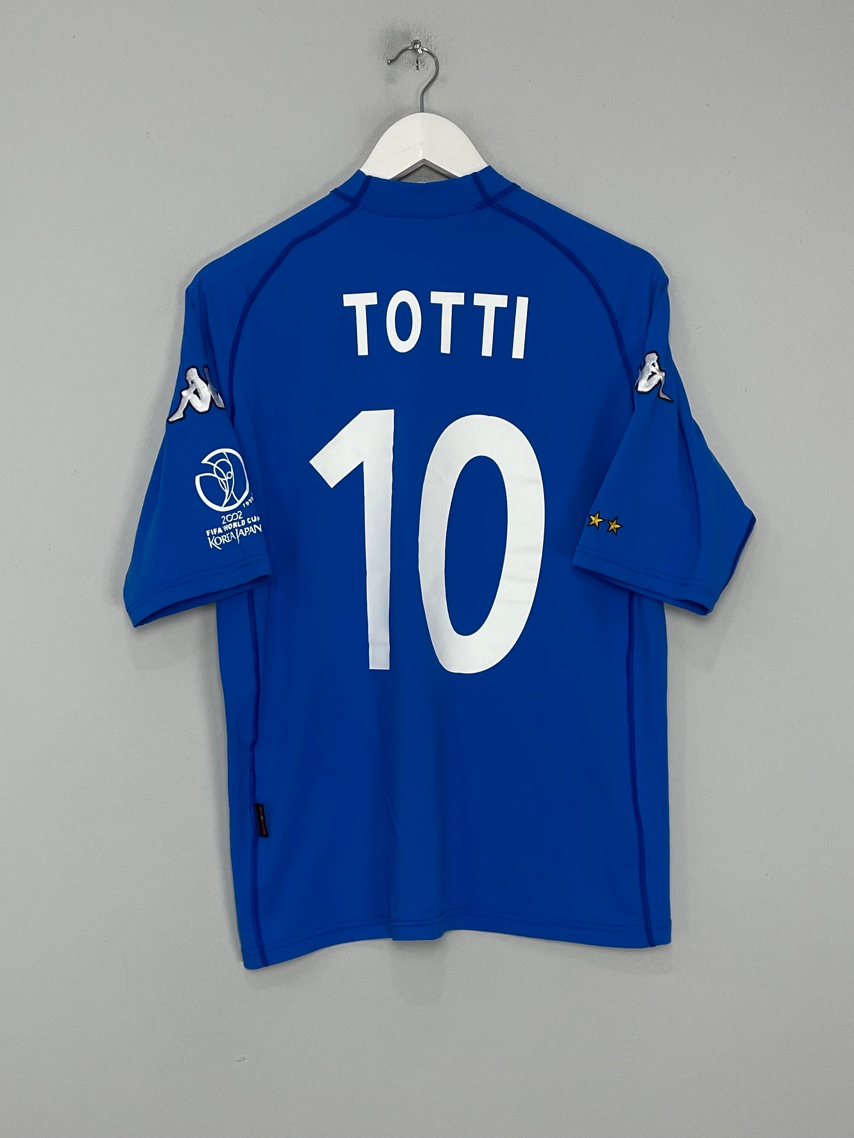 2002/03 ITALY TOTTI #10 HOME SHIRT (XL) KAPPA