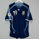 2006/07 ARGENTINA MESSI #19 AWAY SHIRT (XL) ADIDAS