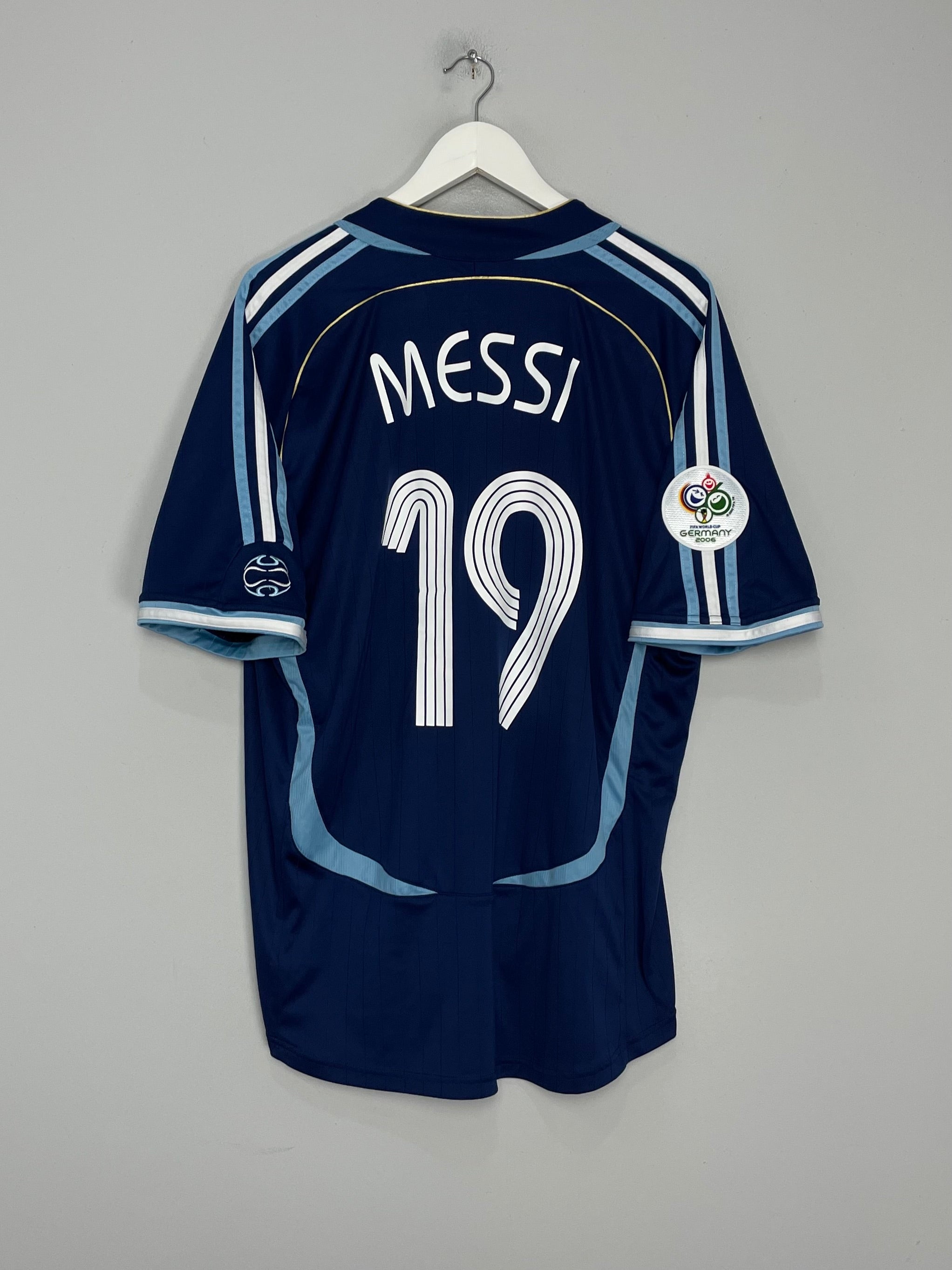 2006/07 ARGENTINA MESSI #19 AWAY SHIRT (XL) ADIDAS