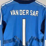 2011/12 AJAX VAN DER SAR #1 *PLAYER ISSUE* TESTIMONIAL GK SHIRT (M) ADIDAS