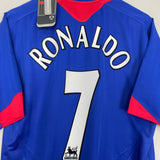 2005/06 MANCHESTER UNITED RONALDO #7 *BNWT* AWAY SHIRT (L) NIKE