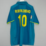 2007/09 BARCELONA RONALDINHO #10 AWAY SHIRT (XL) NIKE