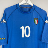 2000/01 ITALY TOTTI #10 HOME SHIRT (XL) KAPPA