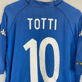 2000/01 ITALY TOTTI #10 HOME SHIRT (XL) KAPPA