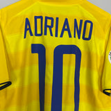 2003/04 INTER MILAN ADRIANO #10 AWAY SHIRT (M) NIKE