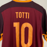 2015/16 ROMA TOTTI #10 HOME SHIRT (XL) NIKE