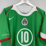 2004/06 MEXICO C.BLANCO #10 HOME SHIRT (L) NIKE