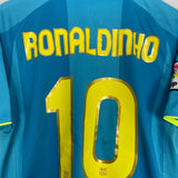 2007/09 BARCELONA RONALDINHO #10 AWAY SHIRT (M) NIKE