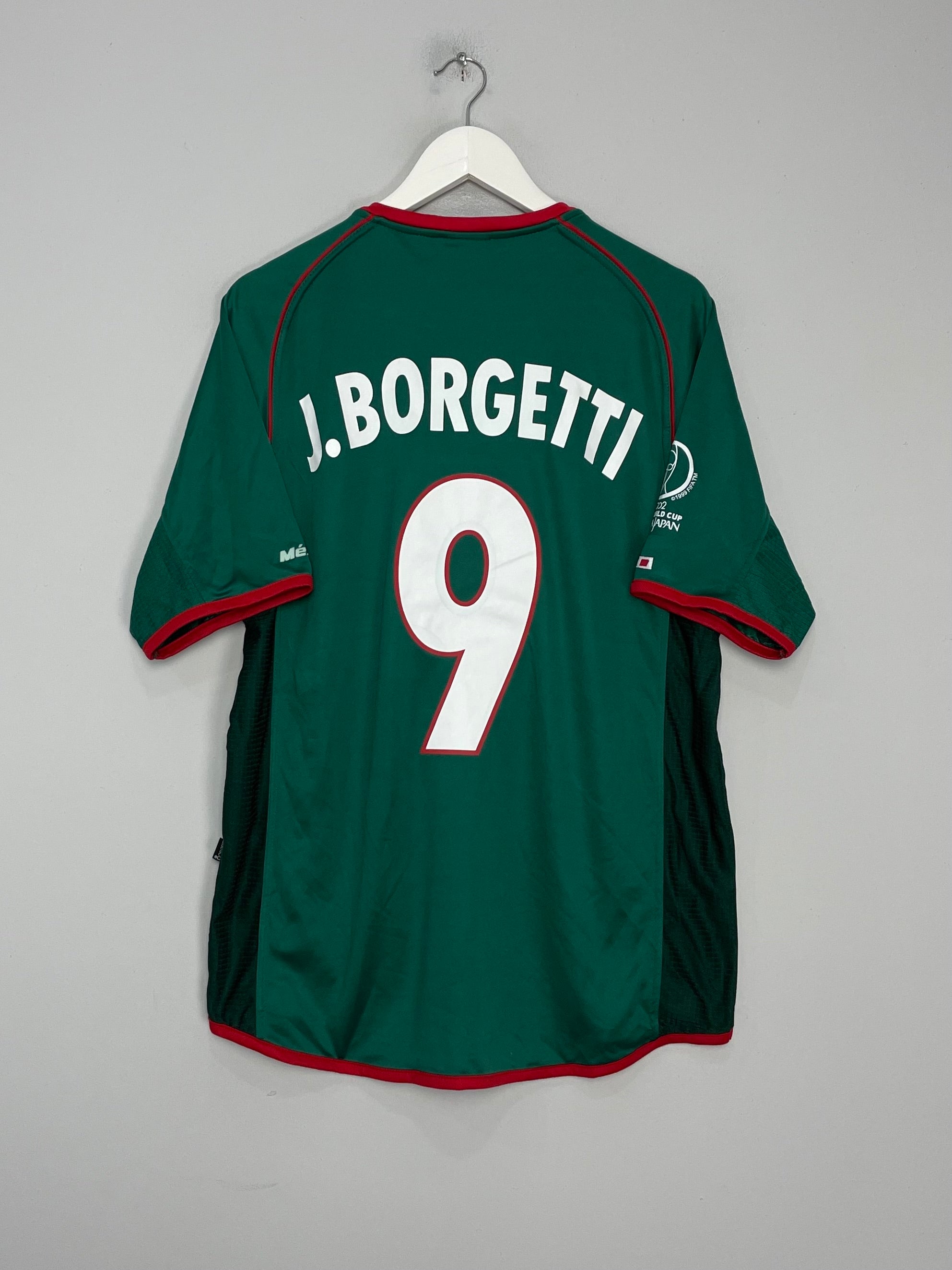 2002/03 MEXICO J.BORGHETTI #9 HOME SHIRT (XL) ATLETICA