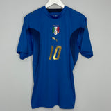 2006/07 ITALY TOTTI #10 HOME SHIRT (M) PUMA