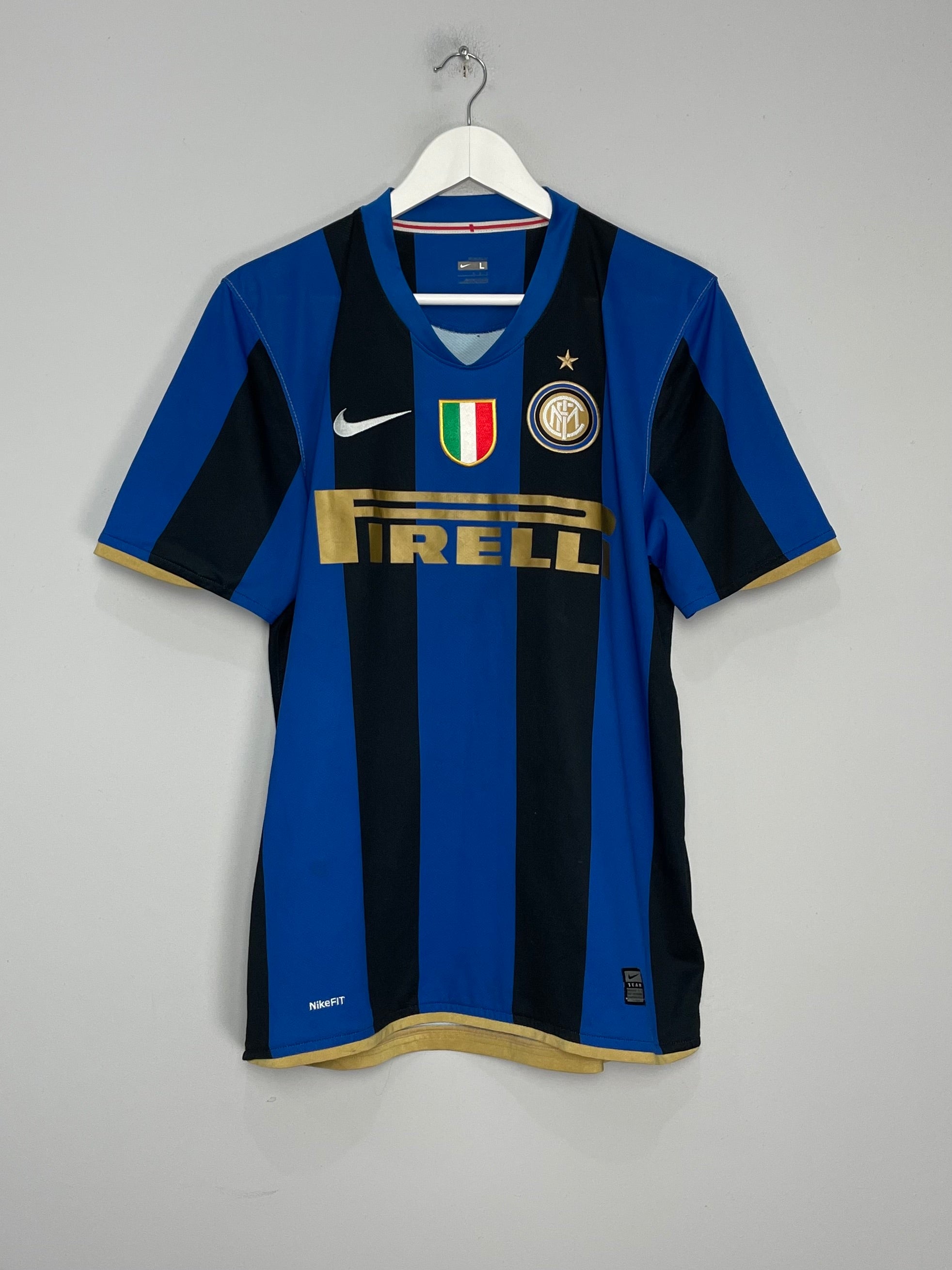 2008/09 INTER MILAN HOME SHIRT (L) NIKE