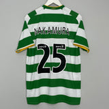 2008/10 CELTIC NAKAMURA #25 HOME SHIRT (M) NIKE