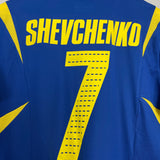 2006/07 UKRAINE SHEVCHENKO #7 AWAY SHIRT (XL) LOTTO