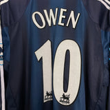 2004/05 NEWCASTLE UNITED OWEN #10 L/S AWAY SHIRT (XXL) ADIDAS