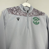 2019/20 HIBERNIAN 1/4 ZIP TRAINING TOP (S) MACRON