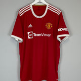 2021/22 MANCHESTER UNITED RONALDO #7 HOME SHIRT (XXL) ADIDAS