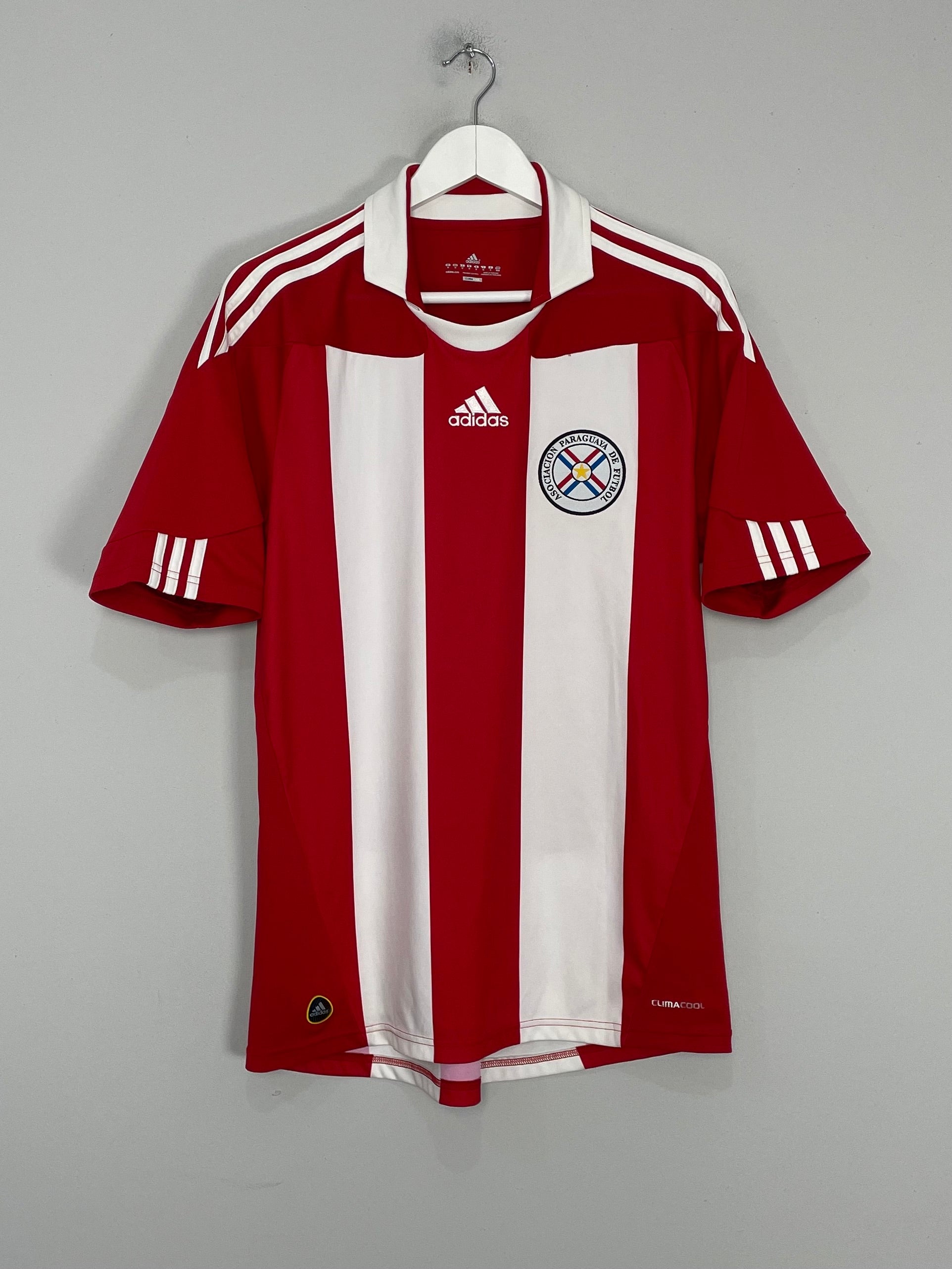 2010/12 PARAGUAY HOME SHIRT (M) ADIDAS