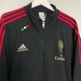 2011/12 AC MILAN 1/4 ZIP FLEECE (L) ADIDAS