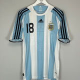 2007/09 ARGENTINA MESSI #18 HOME SHIRT (M) ADIDAS