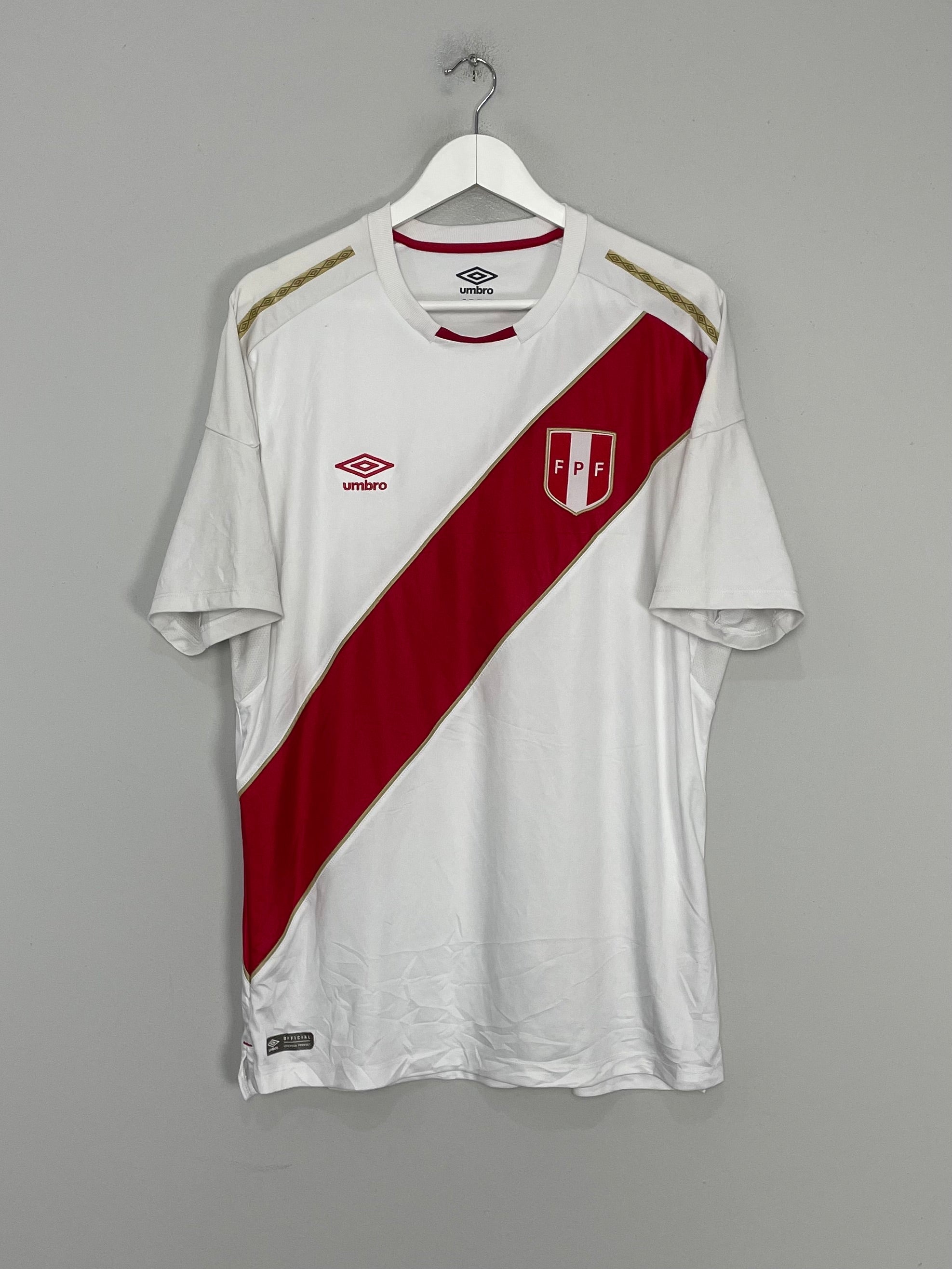 2018/19 PERU HOME SHIRT (XL) UMBRO