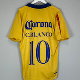 2006/07 CLUB AMERICA C.BLANCO #10 HOME SHIRT (L) NIKE