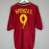 2000/02 BELGIUM MPENZA #9 HOME SHIRT (L) NIKE