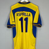 2001/03 COLOMBIA ASPRILLA #11 HOME SHIRT (M) REEBOK