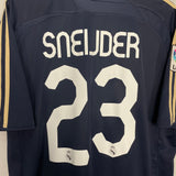 2007/08 REAL MADRID SNEIJDER #23 AWAY SHIRT (L) ADIDAS