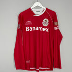 2000/01 TOLUCA L/S HOME SHIRT (M) ATLETICA