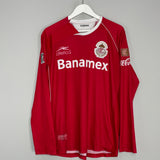 2000/01 TOLUCA L/S HOME SHIRT (M) ATLETICA