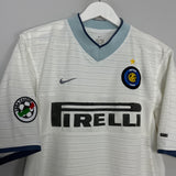 2000/01 INTER MILAN RONALDO #9 AWAY SHIRT (M) NIKE