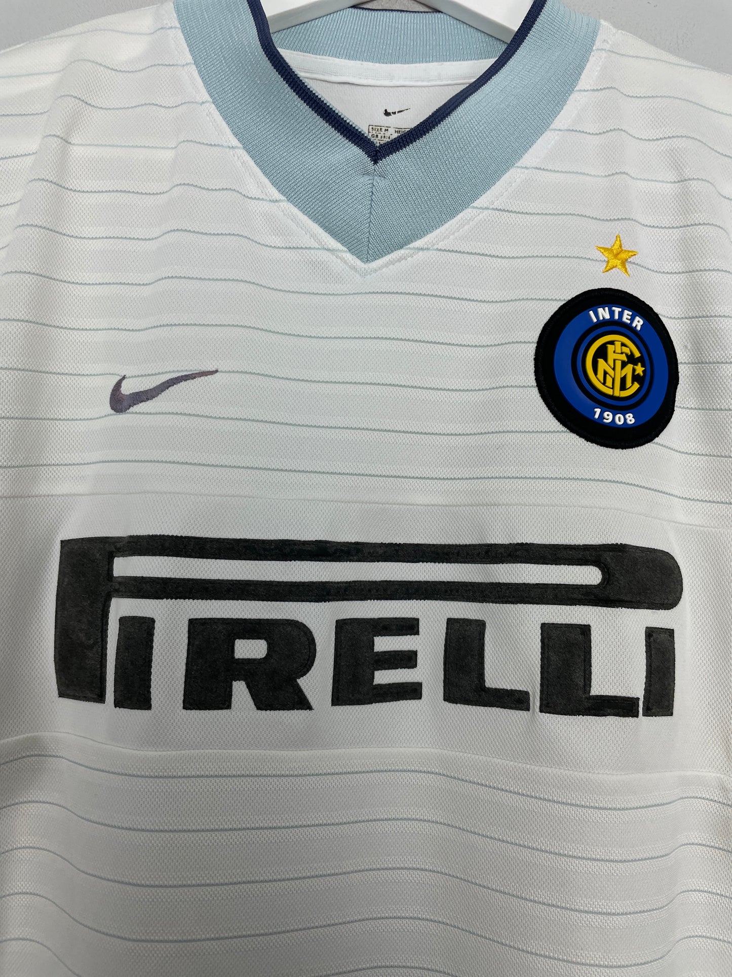 2000/01 INTER MILAN RONALDO #9 AWAY SHIRT (M) NIKE