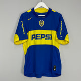 2004/05 BOCA JUNIORS TEVEZ #10 HOME SHIRT (L) NIKE