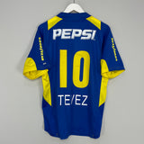 2004/05 BOCA JUNIORS TEVEZ #10 HOME SHIRT (L) NIKE